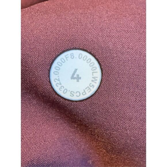 Lululemon Stretch High-Rise Pant 7/8 Length Red Merlot Size 4 - Picture 7 of 11